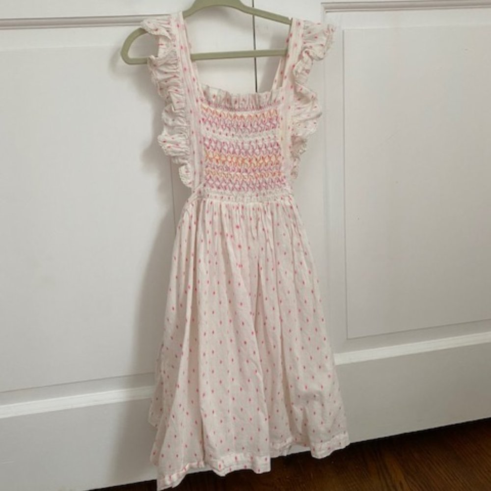 Girls Pink Chicken Dress